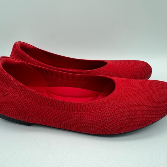 Vivaia Shoes - Vivaia Claire Round Toe Walking Flats Red Women’s Size EU 41 US 9.5